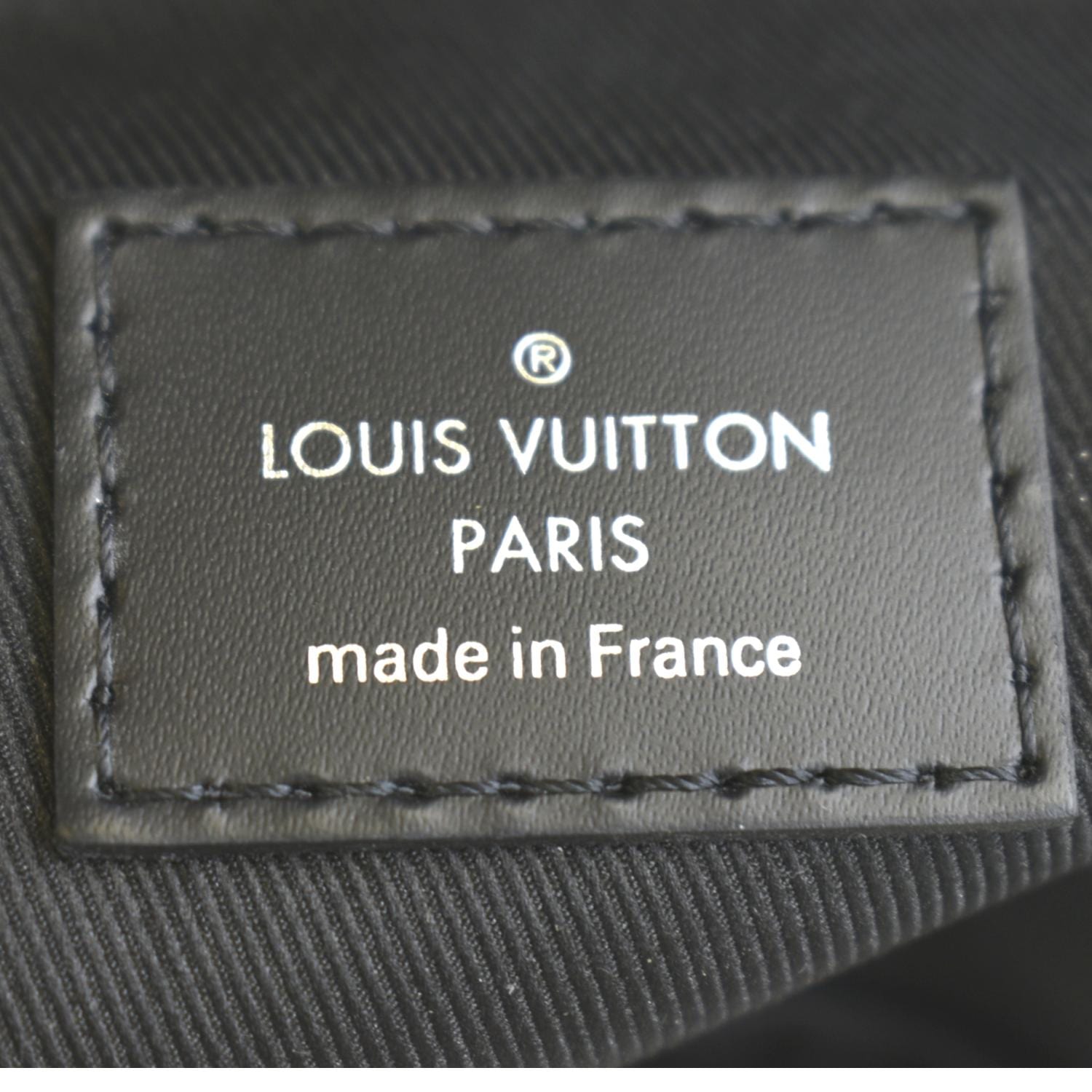 LOUIS VUITTON Avenue Sling Damier Graphite Backpack Bag Black