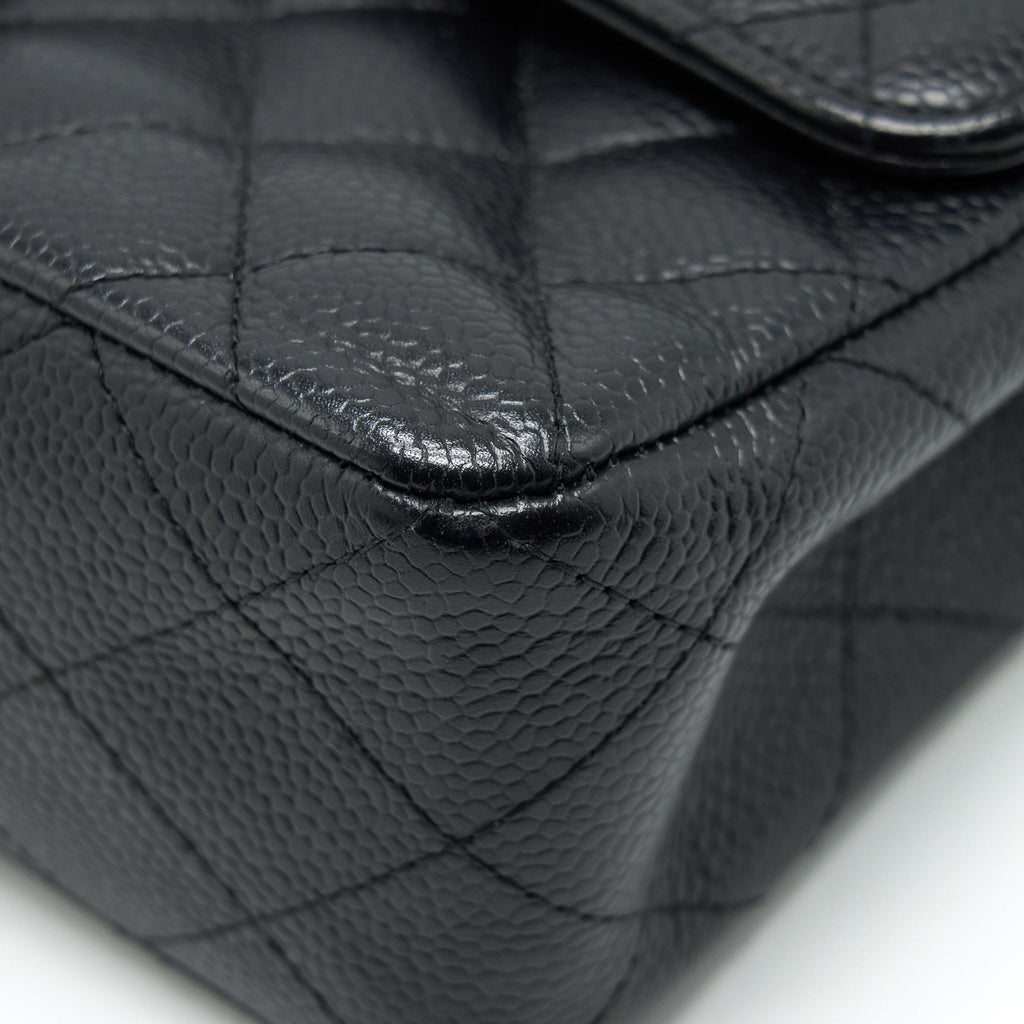 Chanel Small Classic Double Flap Bag Black Caviar
