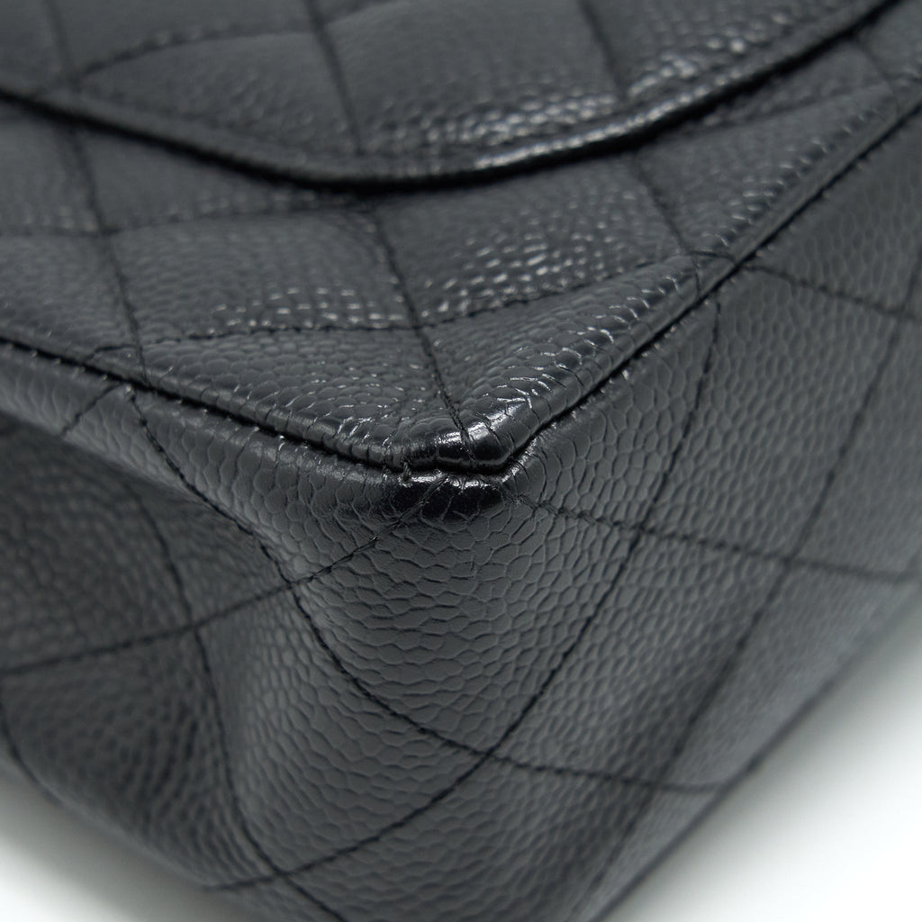 Chanel Small Classic Double Flap Bag Black Caviar