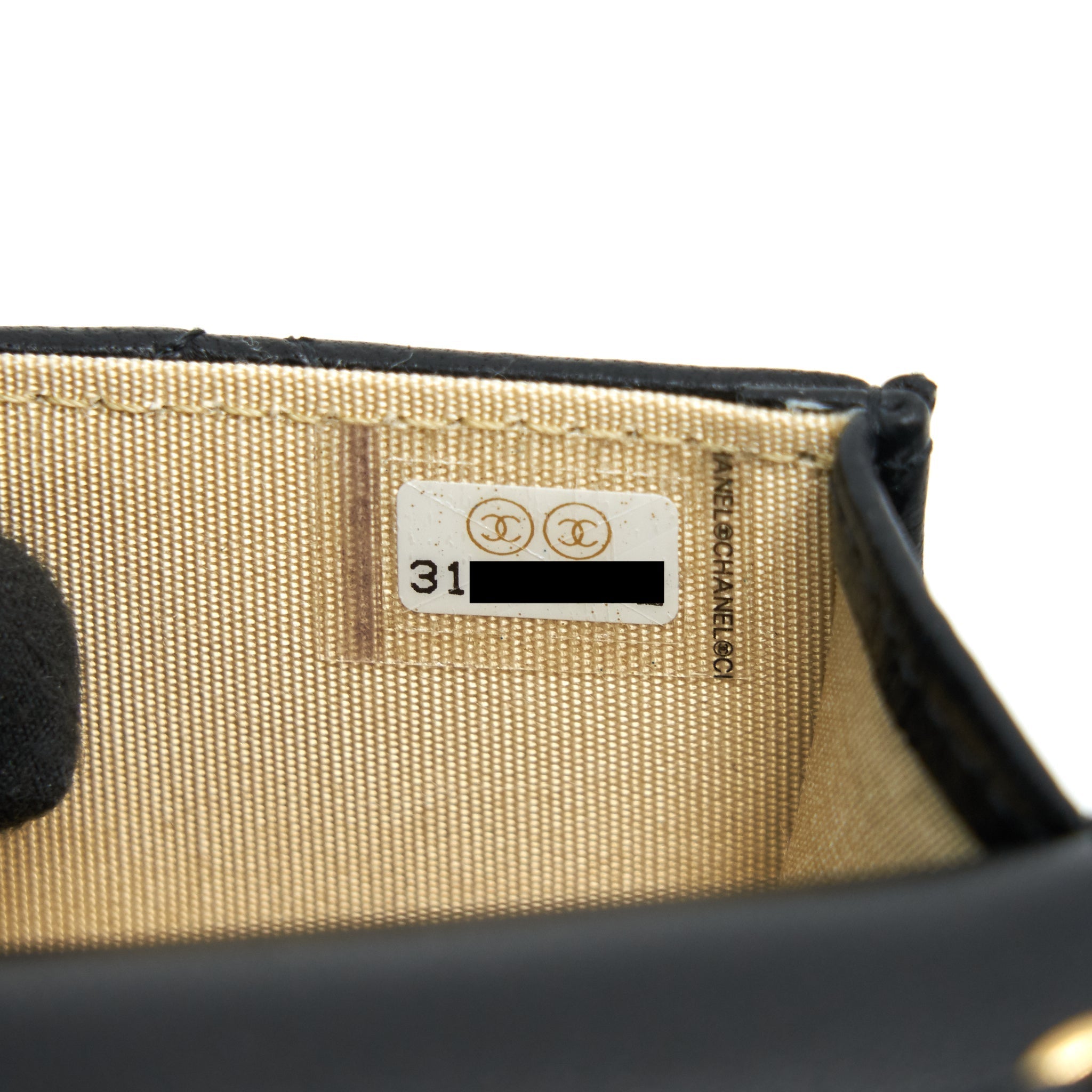 Chanel 2021 Pearl Crush Belt Bag Black with