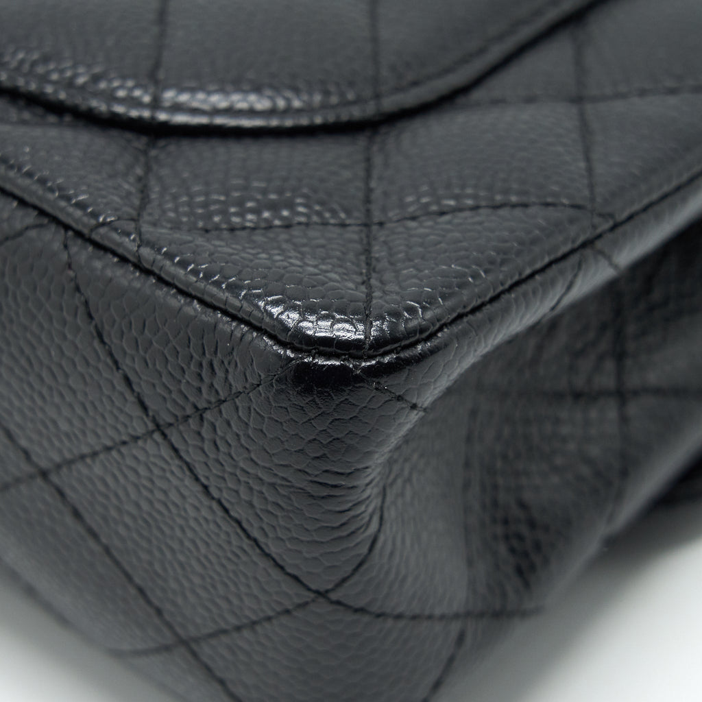 Chanel Small Classic Double Flap Bag Black Caviar