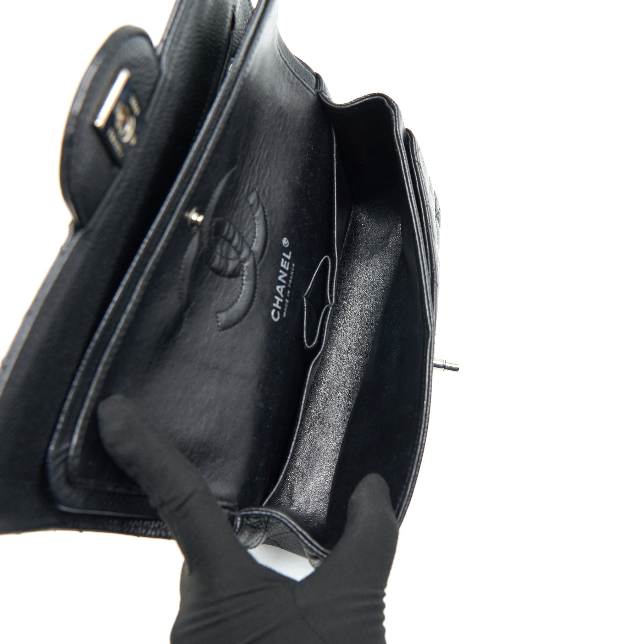 Chanel Small Classic Double Flap Bag Black Caviar