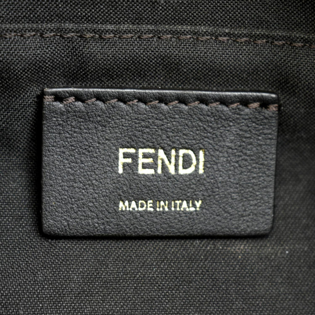 FENDI FF Fabric Crossbody Camera Bag Tan
