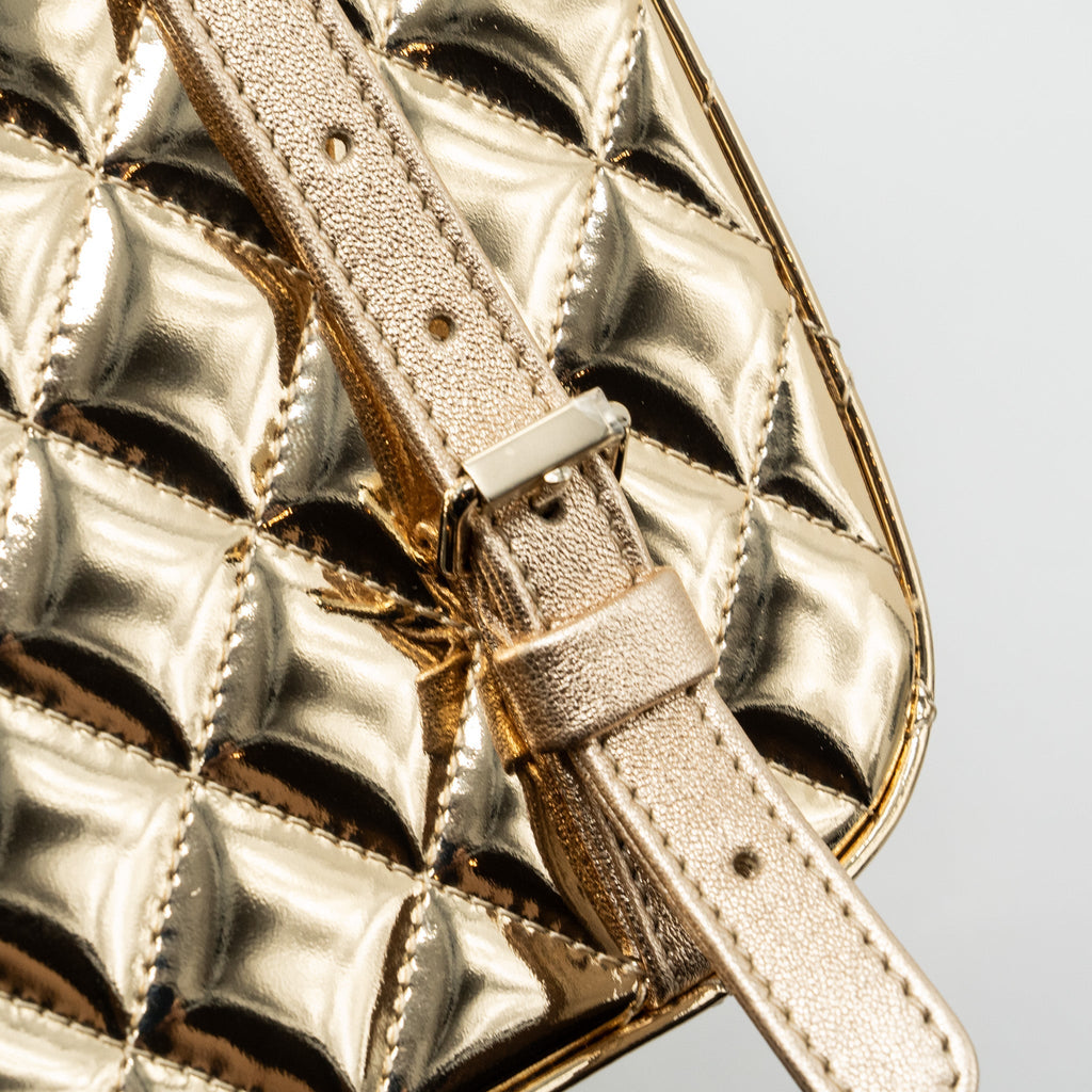 Chanel 24C backpack with star patent gold L (microchip)