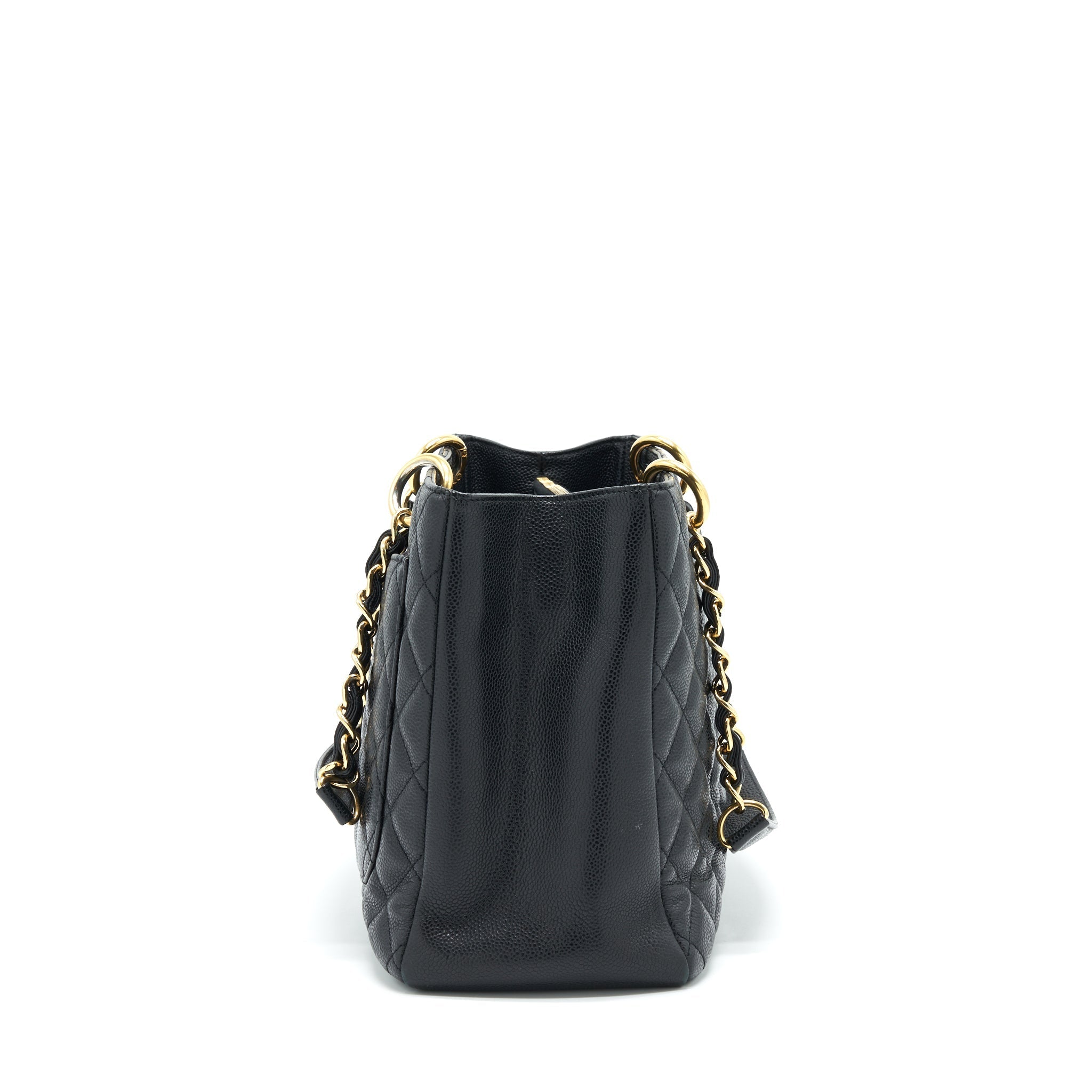Chanel Grand Shopping Tote Caviar Black  serial 17
