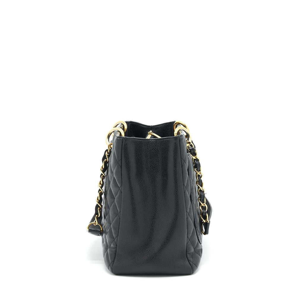 Chanel Grand Shopping Tote Caviar Black  serial 17