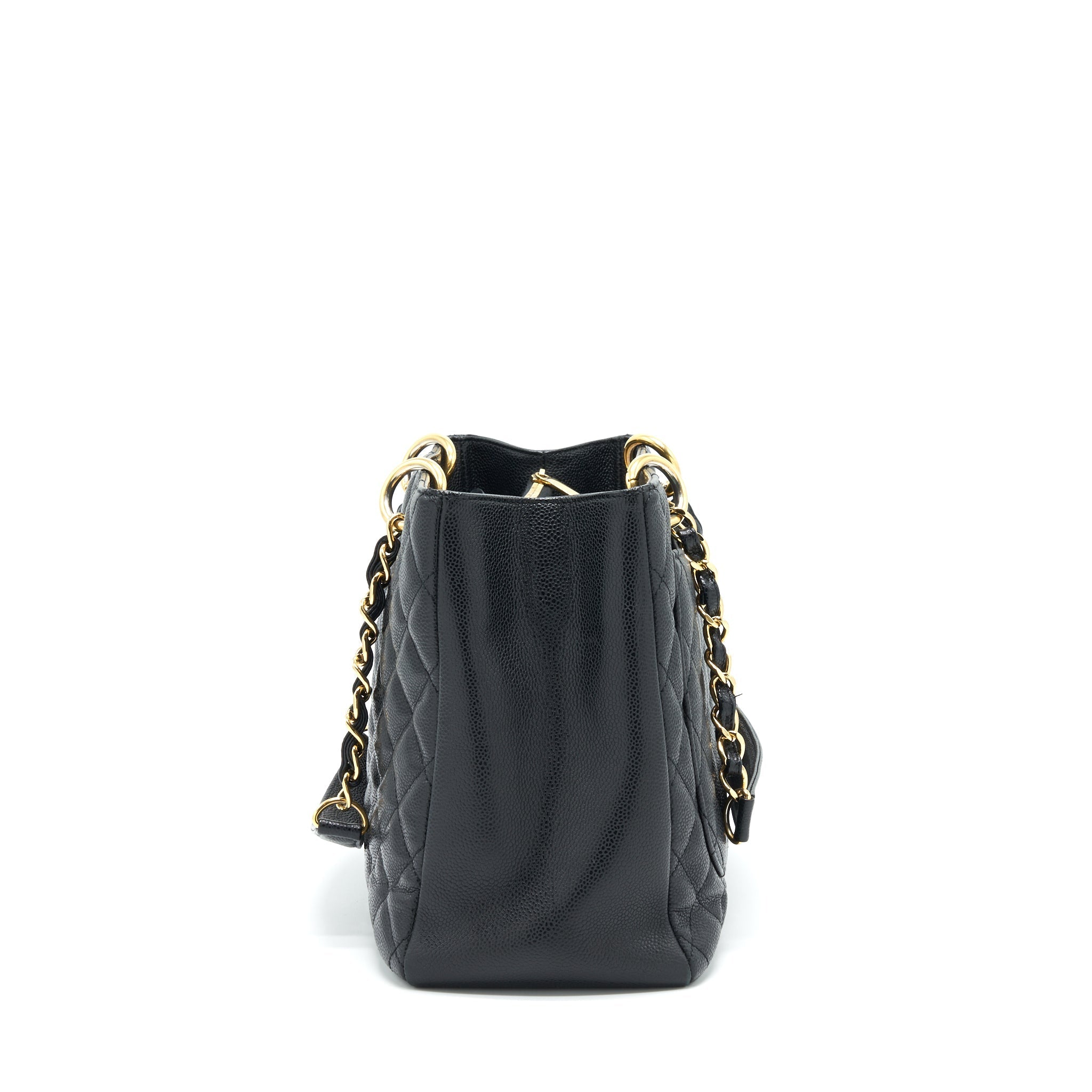 Chanel Grand Shopping Tote Caviar Black  serial 17