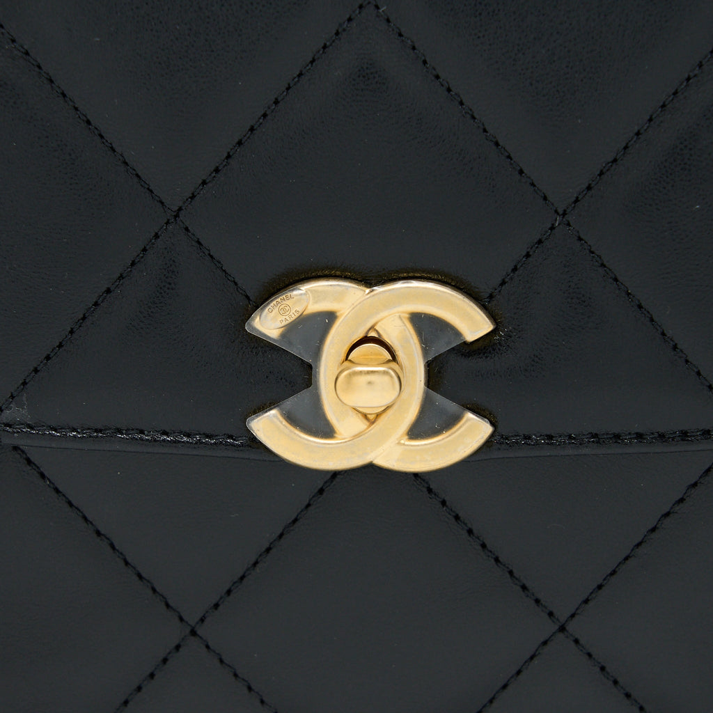 Chanel 23P Ado Backpack Lambskin Black  (Microchip)