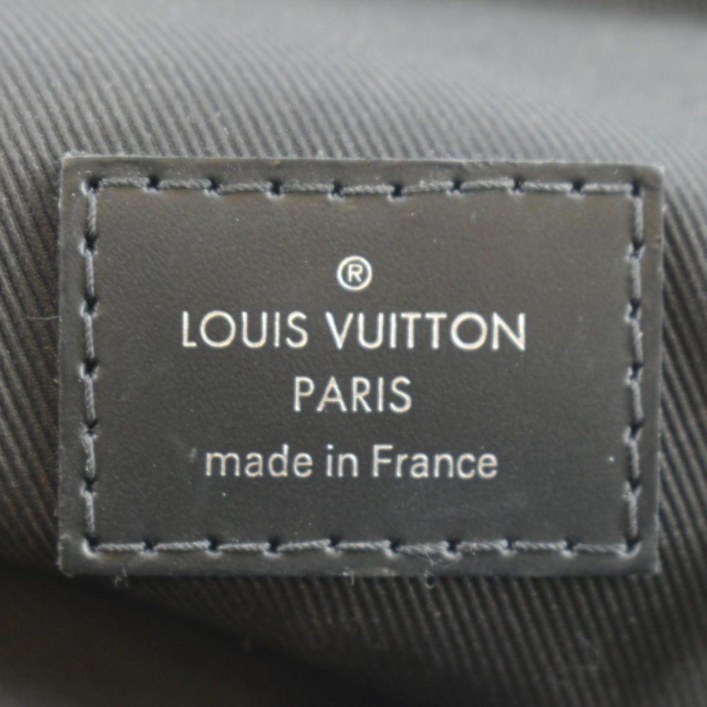 LOUIS VUITTON Avenue Sling Damier Graphite Backpack Bag Black