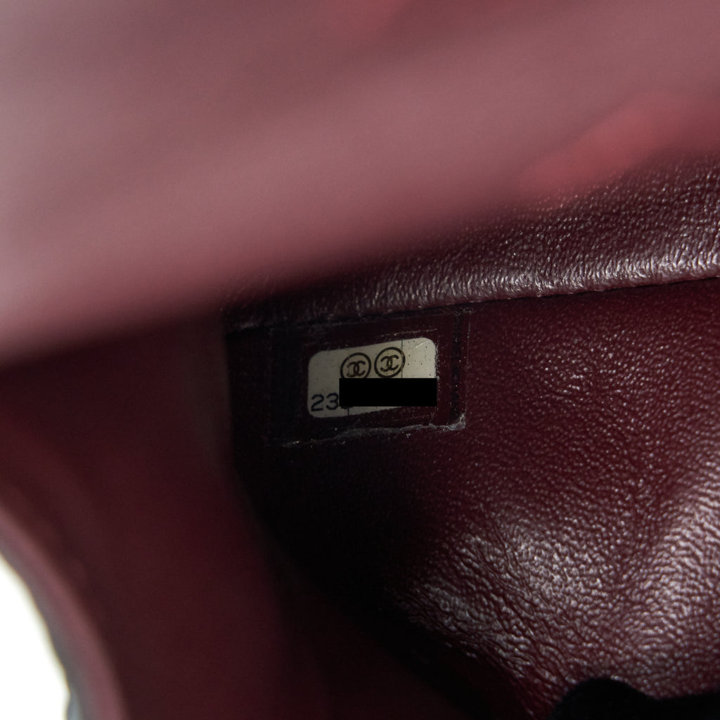 Chanel 2.55 Reissue Small Flap Bag Aged Calfskin in Black