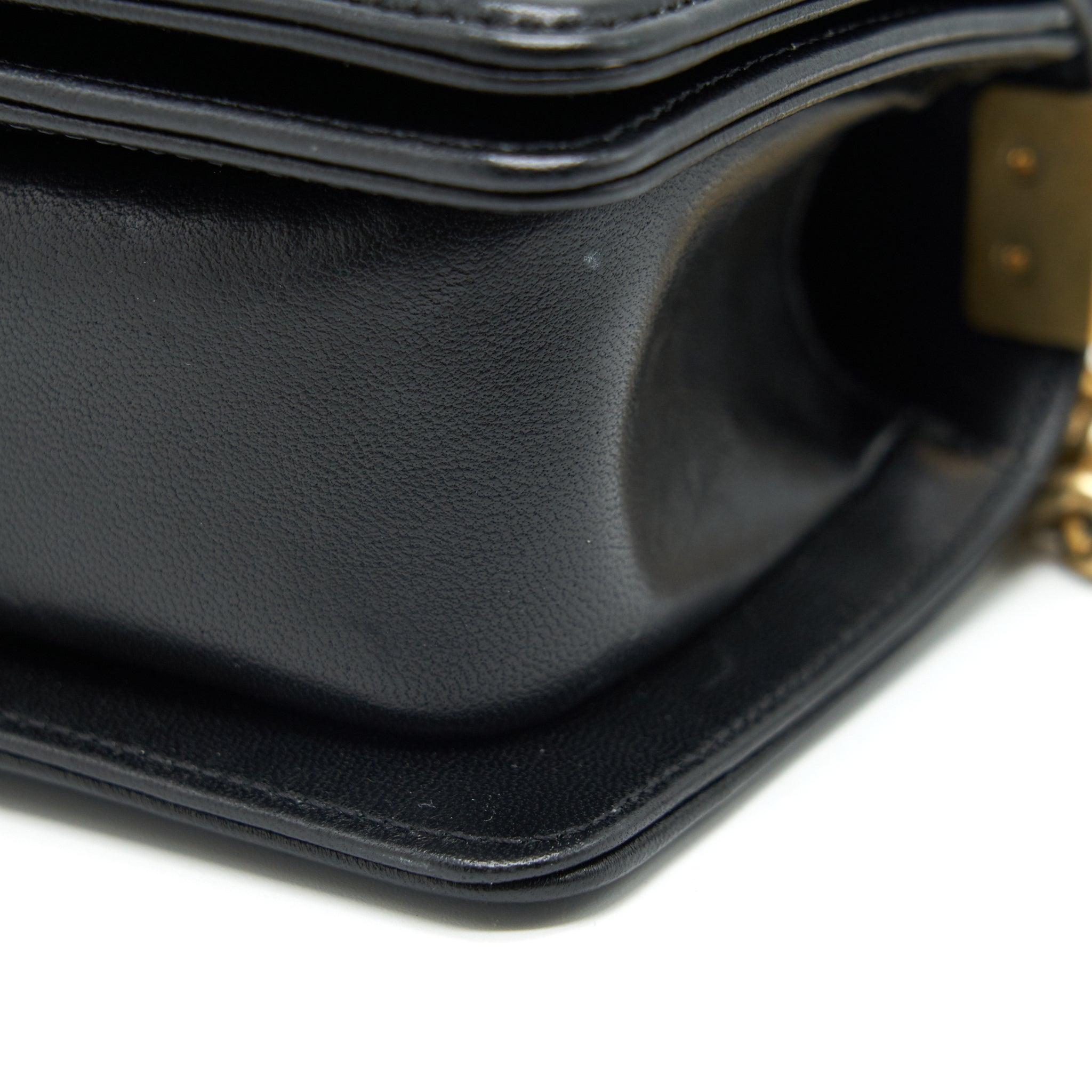 Chanel Boy Extra Mini Lambskin in Black