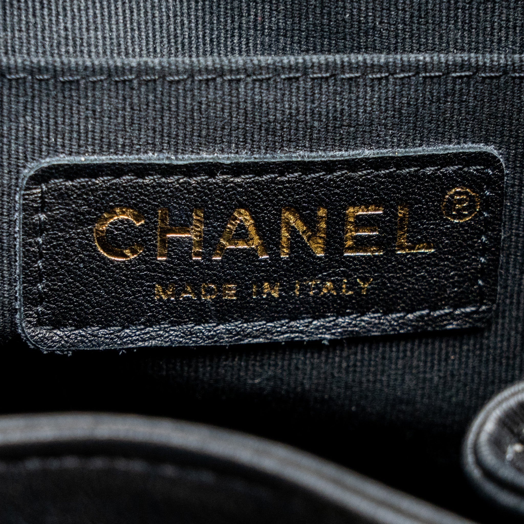 Chanel mini Duma backpack lambskin black L (microchip)