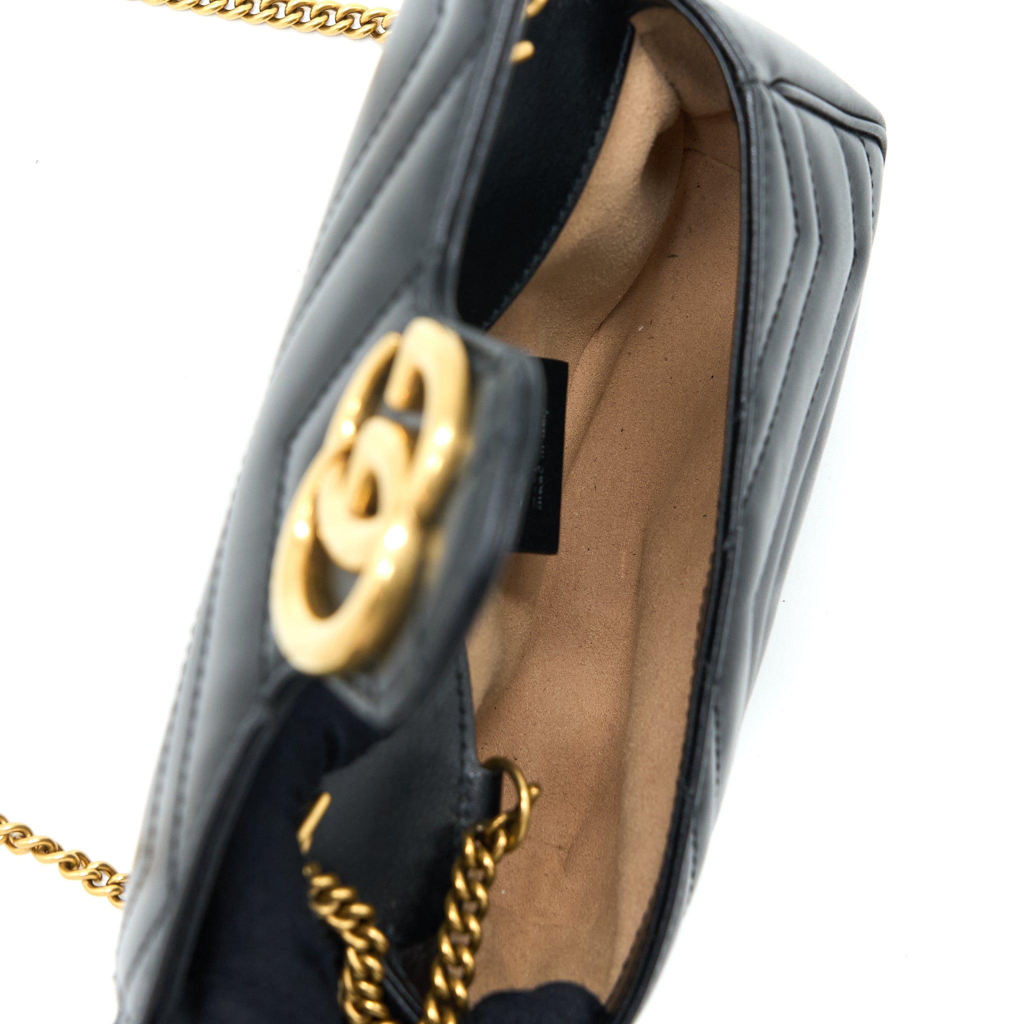 Gucci GG Marmont Super Mini Bag Calfskin Black