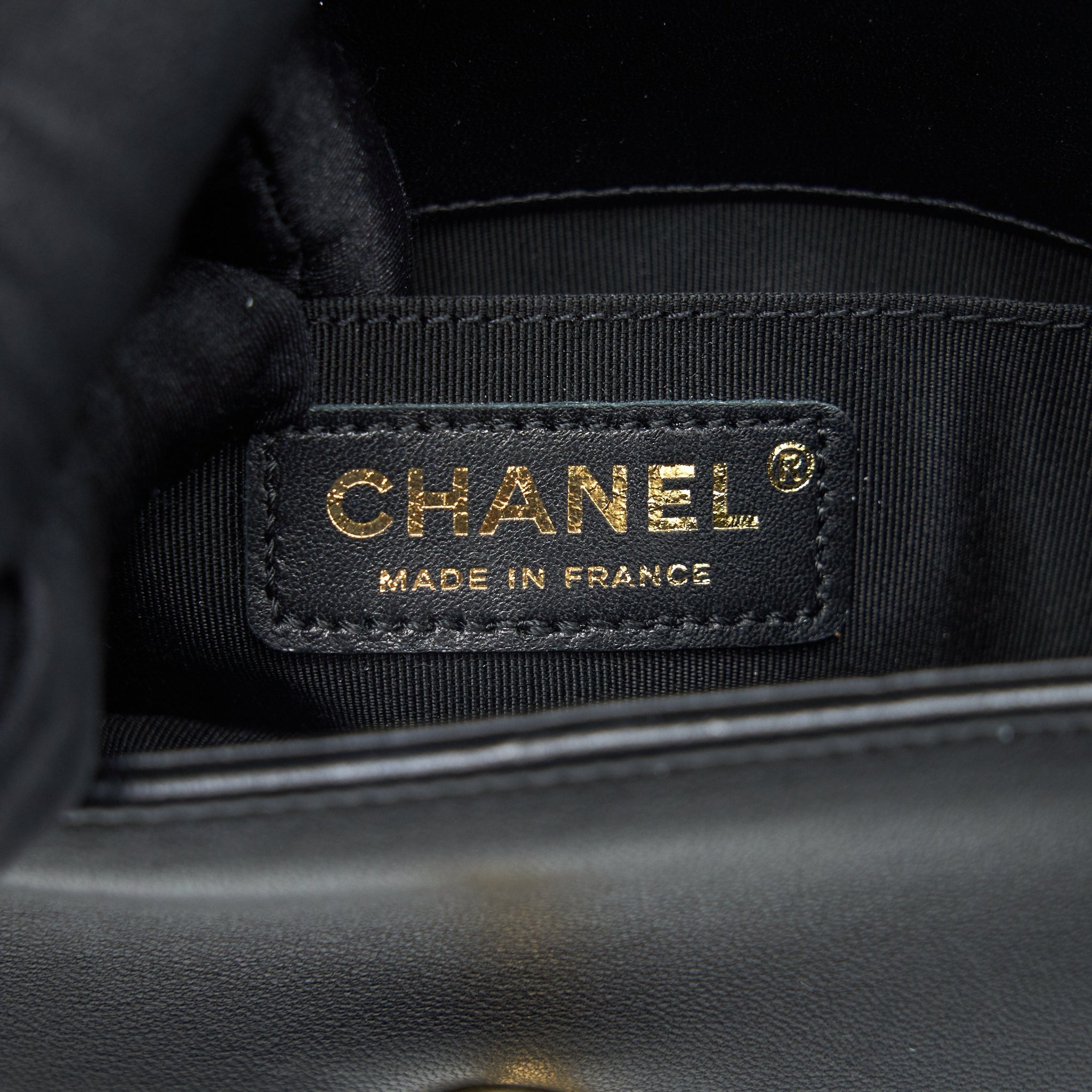 Chanel Boy Extra Mini Lambskin in Black