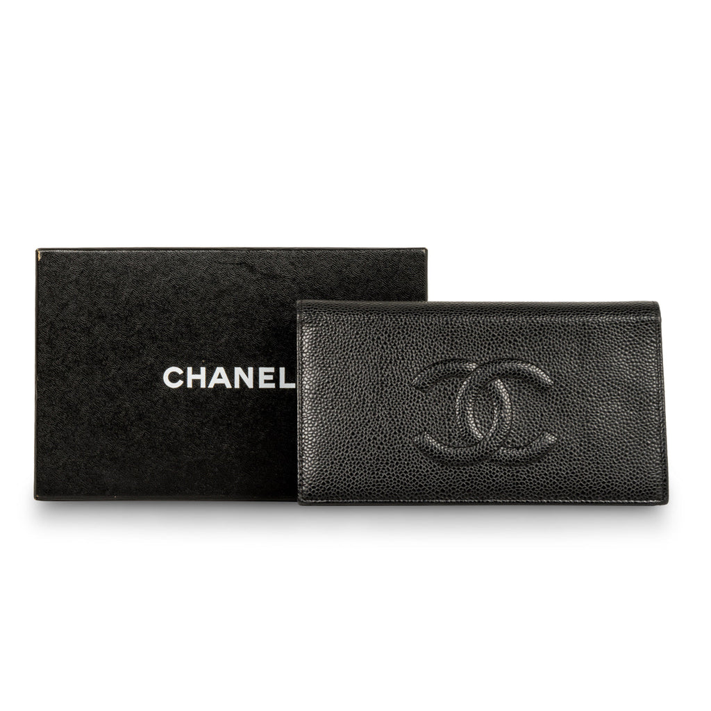 Chanel CC Caviar Wallet