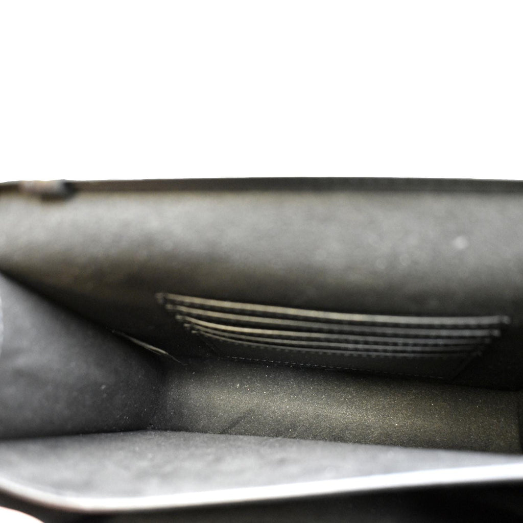 FENDI Fab Leather Crossbody Bag Black