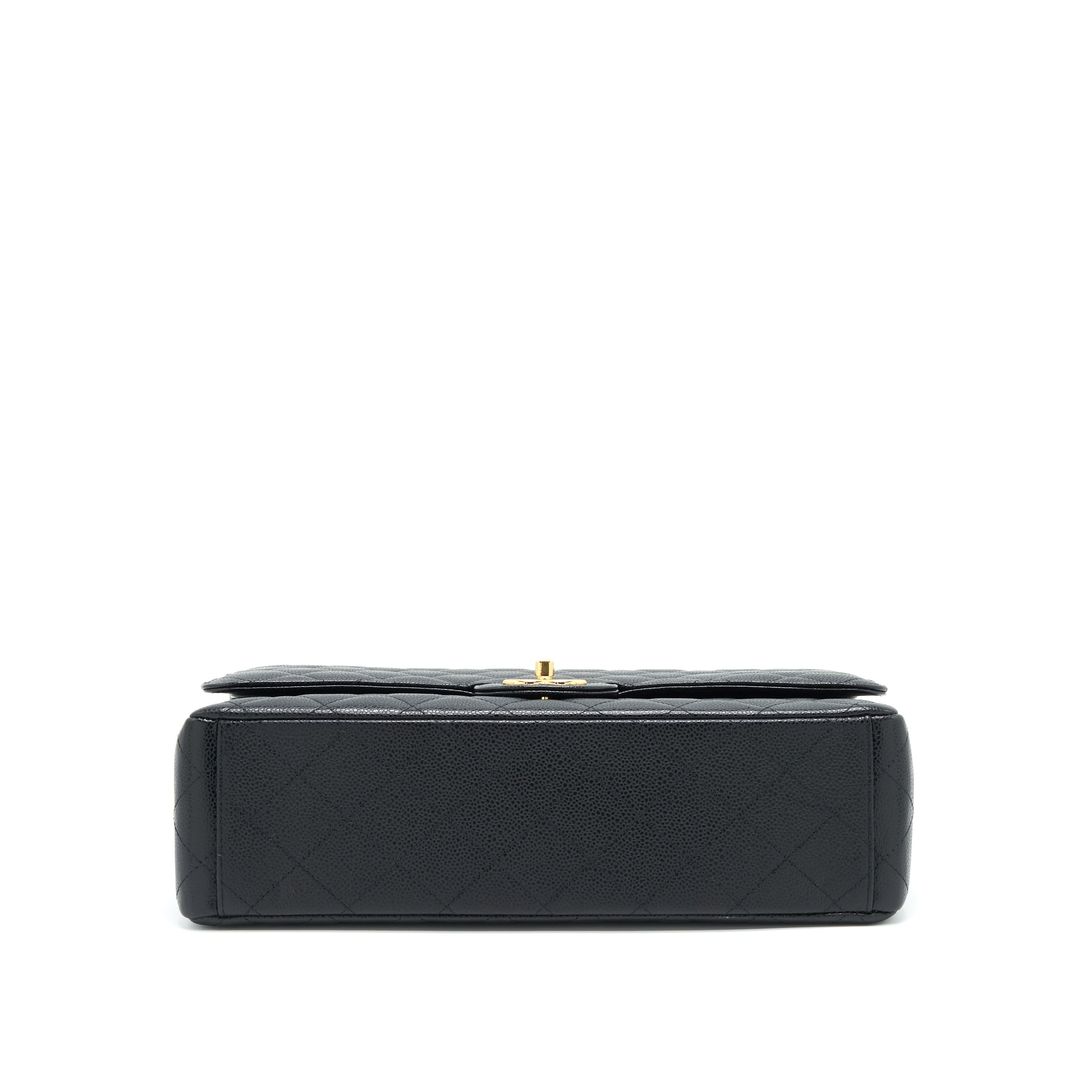 Chanel Maxi Classic Double Flap Caviar black  serial 20