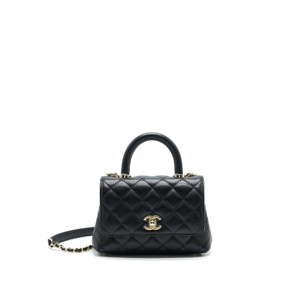 CHANEL EXTRA MINI COCO HANDLE BLACK L