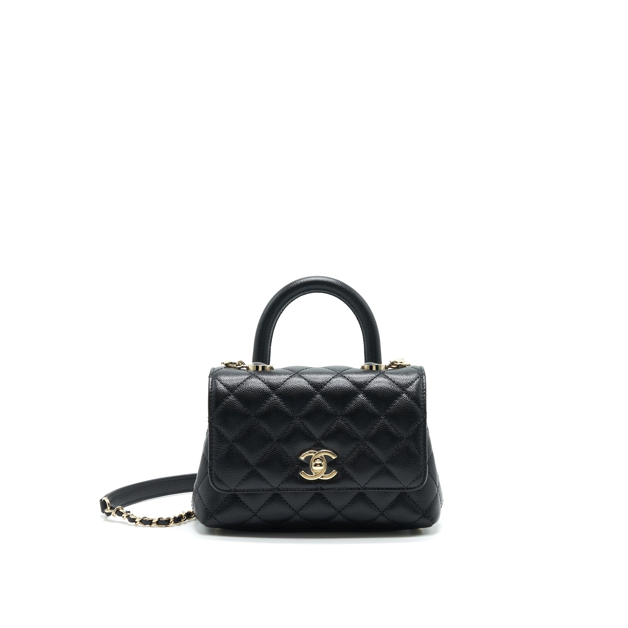 CHANEL EXTRA MINI COCO HANDLE BLACK L
