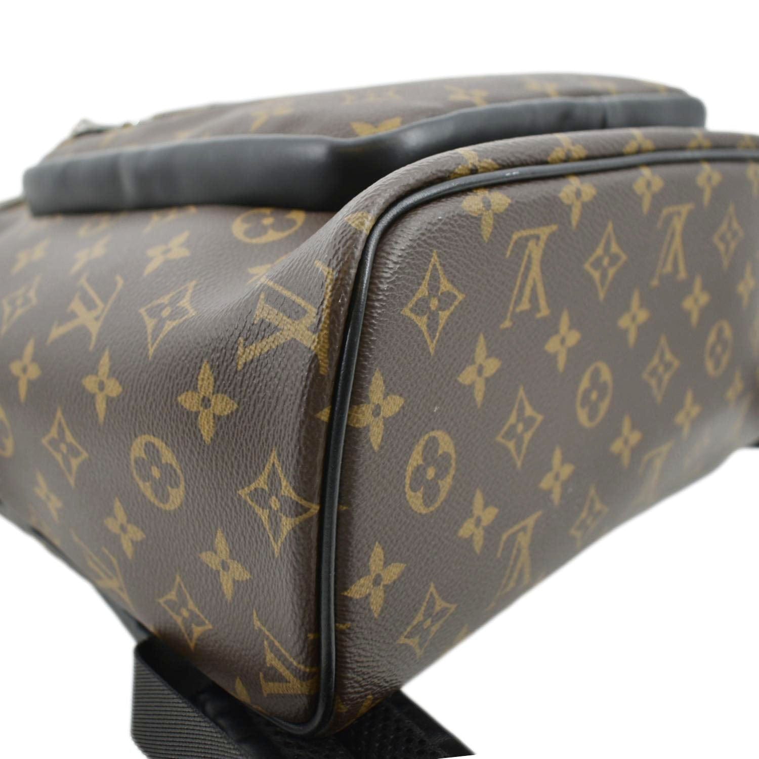 LOUIS VUITTON Josh Monogram Canvas Backpack Bag Brown