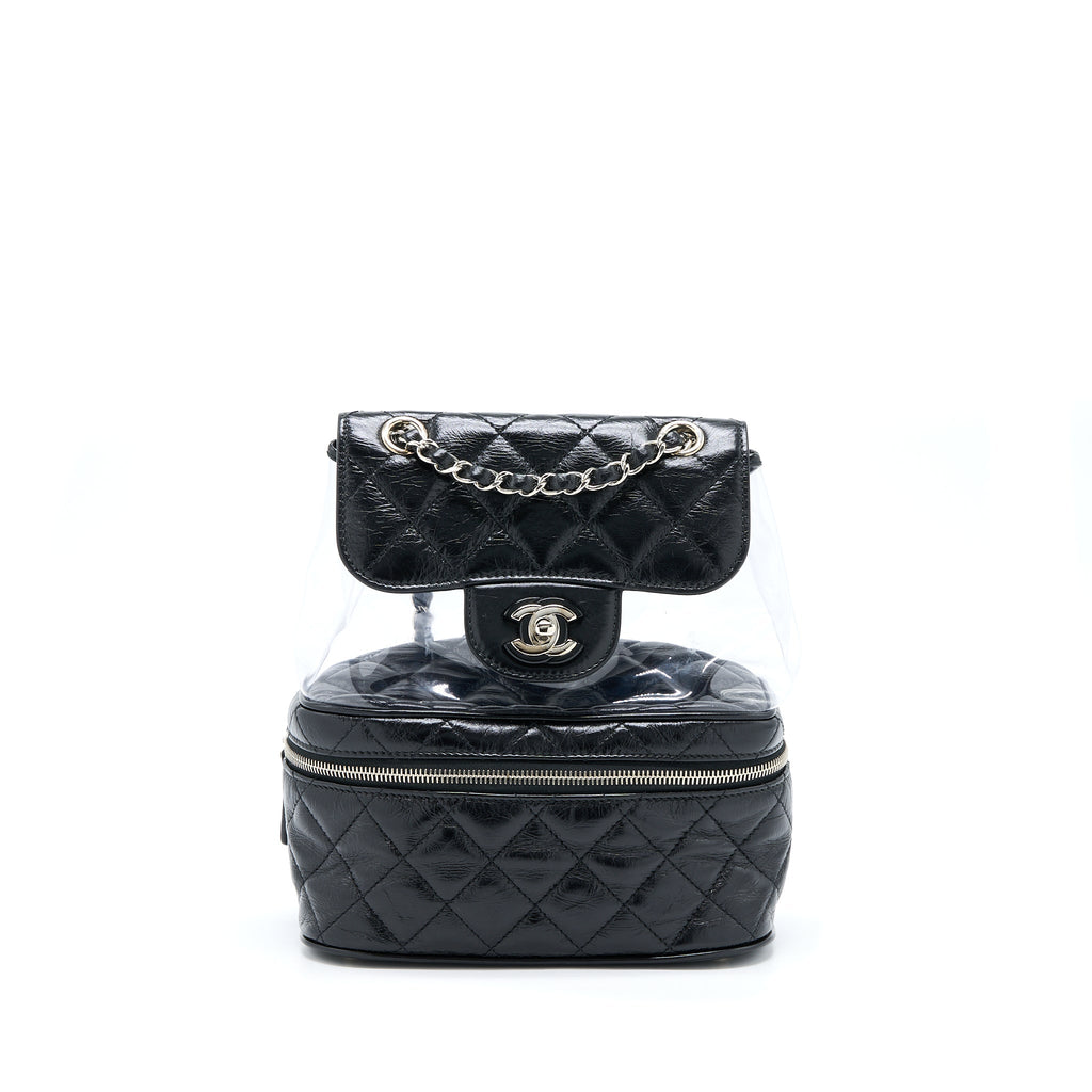 Chanel PVC Aquarium Backpack Black PVC/Aged Calfskin
