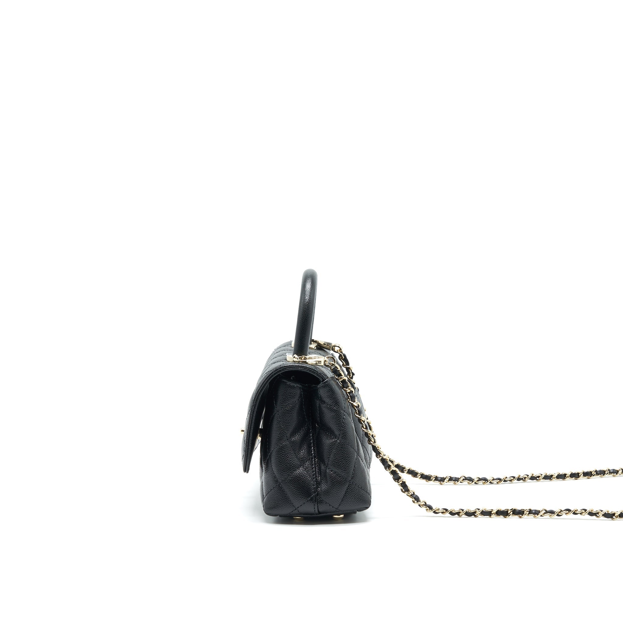 CHANEL EXTRA MINI COCO HANDLE BLACK L