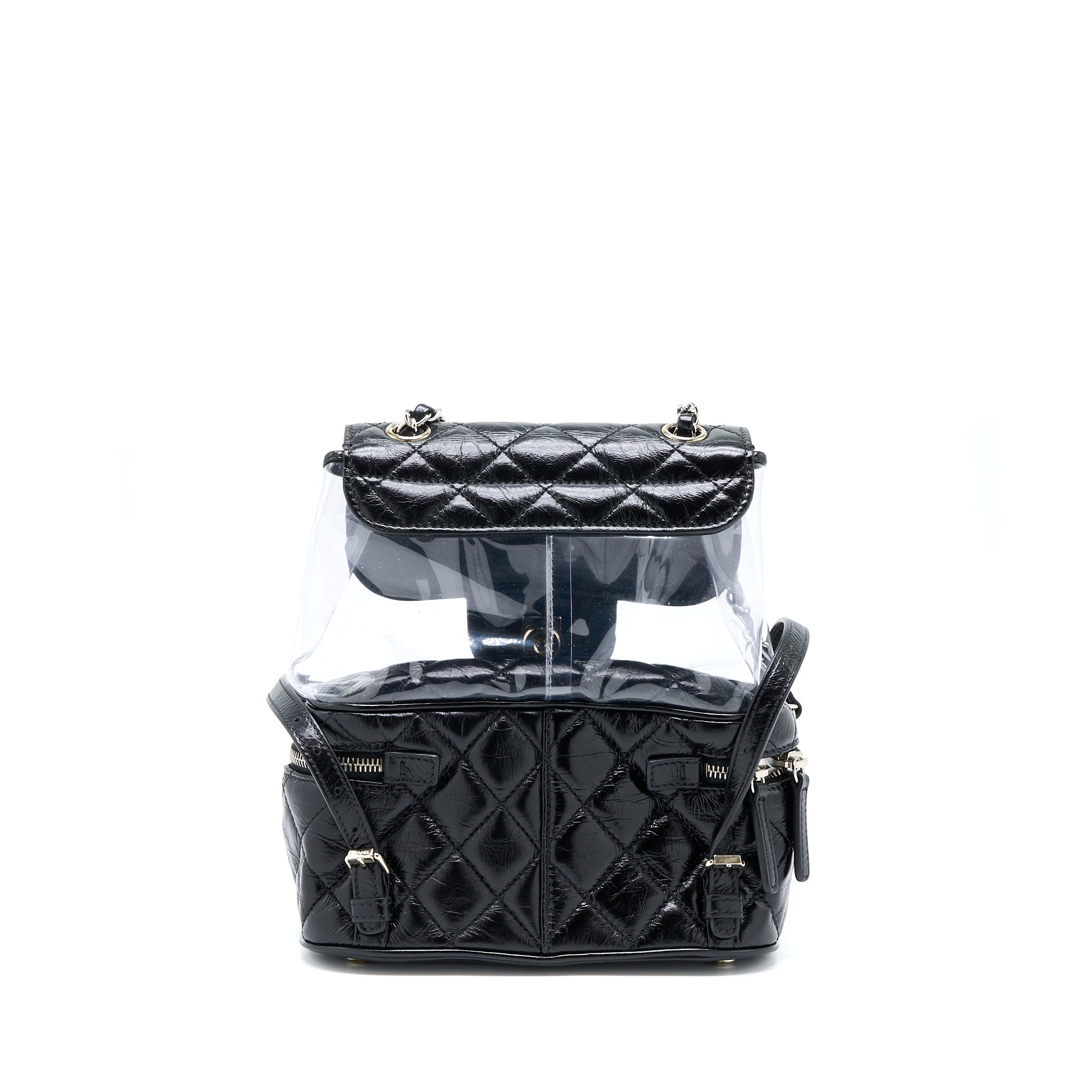 Chanel PVC Aquarium Backpack Black PVC/Aged Calfskin