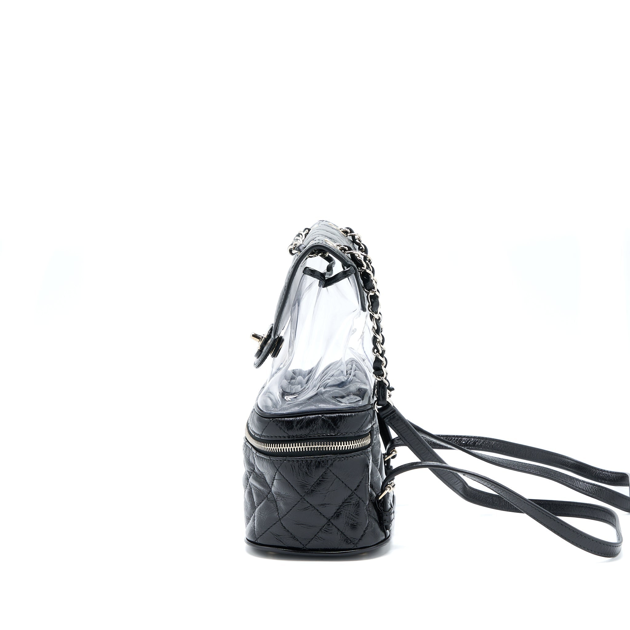 Chanel PVC Aquarium Backpack Black PVC/Aged Calfskin