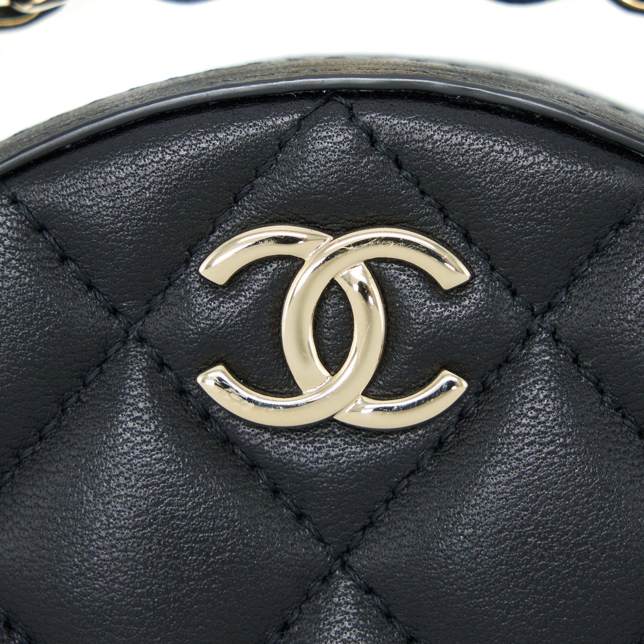 Chanel Evening Clutch with Chain Lambskin Black L