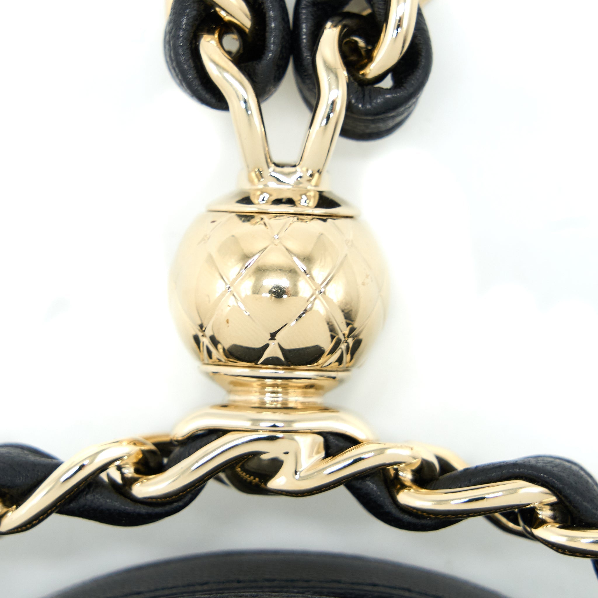 Chanel Evening Clutch with Chain Lambskin Black L