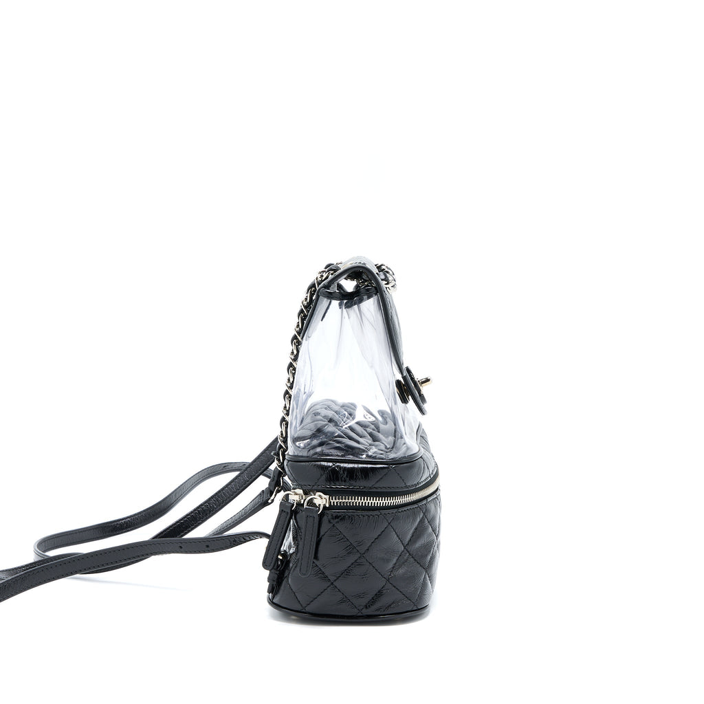 Chanel PVC Aquarium Backpack Black PVC/Aged Calfskin