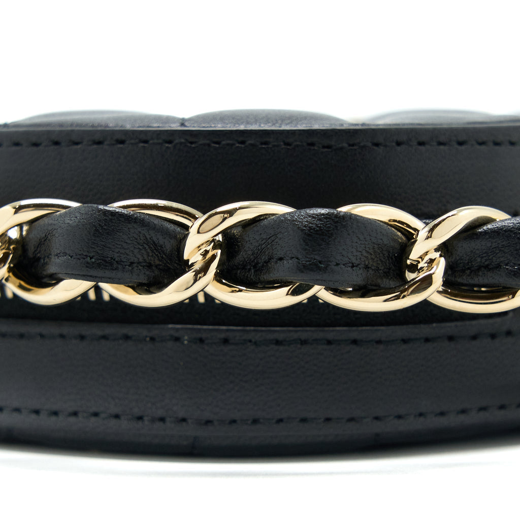 Chanel Evening Clutch with Chain Lambskin Black L