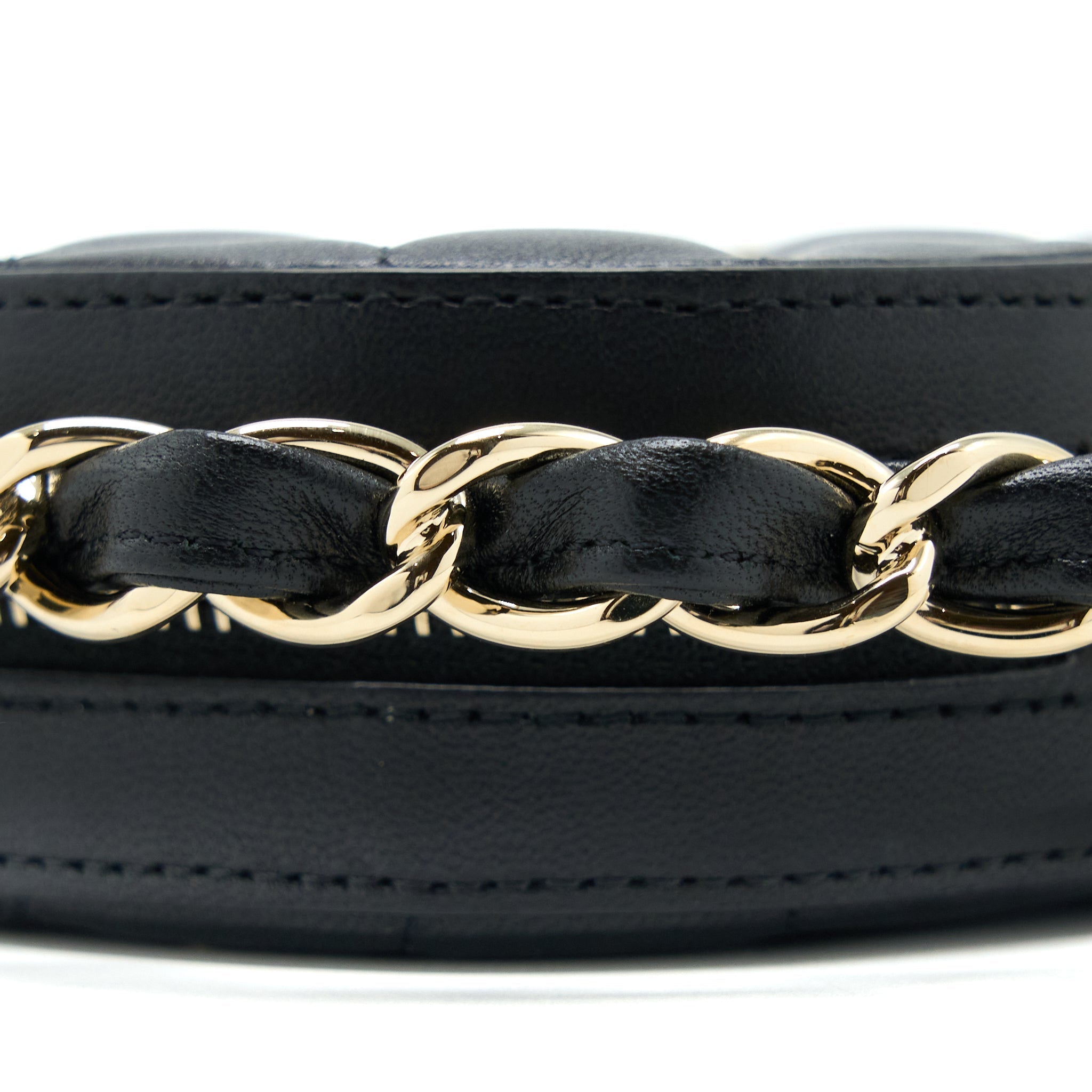 Chanel Evening Clutch with Chain Lambskin Black L