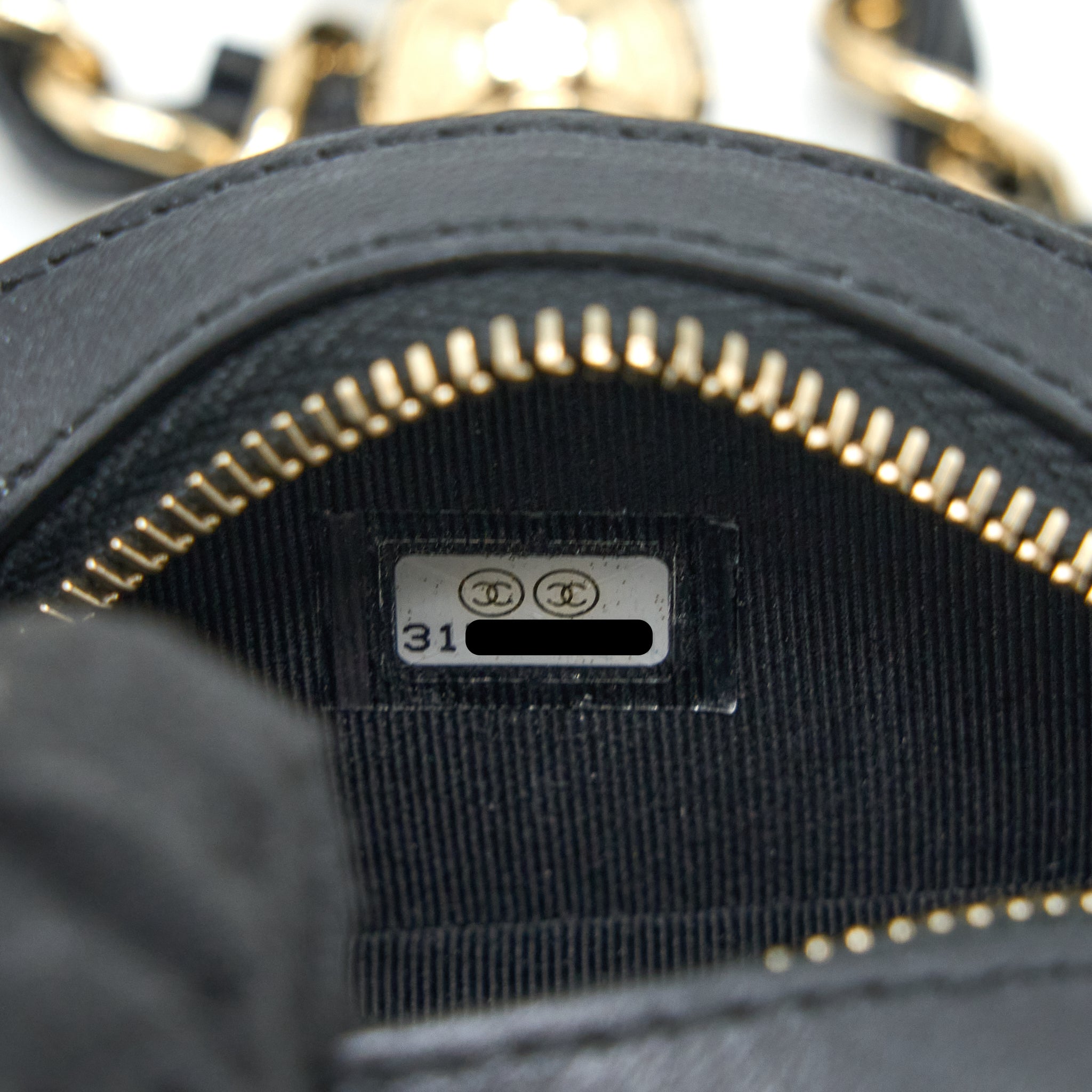 Chanel Evening Clutch with Chain Lambskin Black L