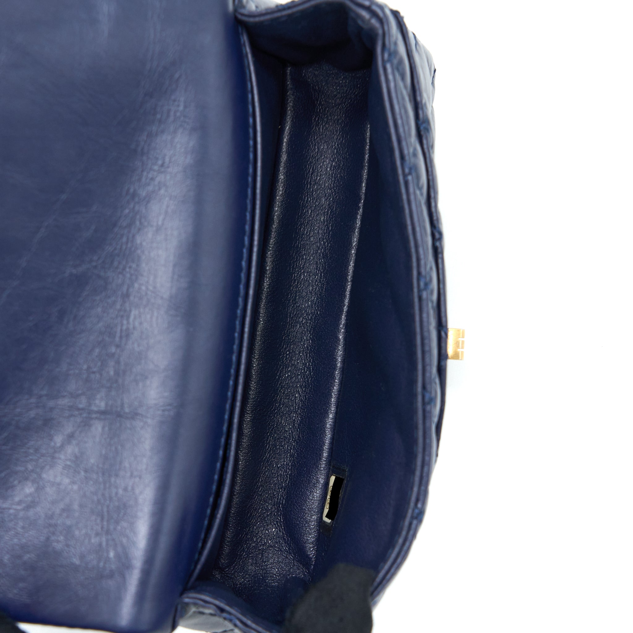Chanel 2.55 Reissue Mini Waist Belt Bag Aged Calfskin Navy