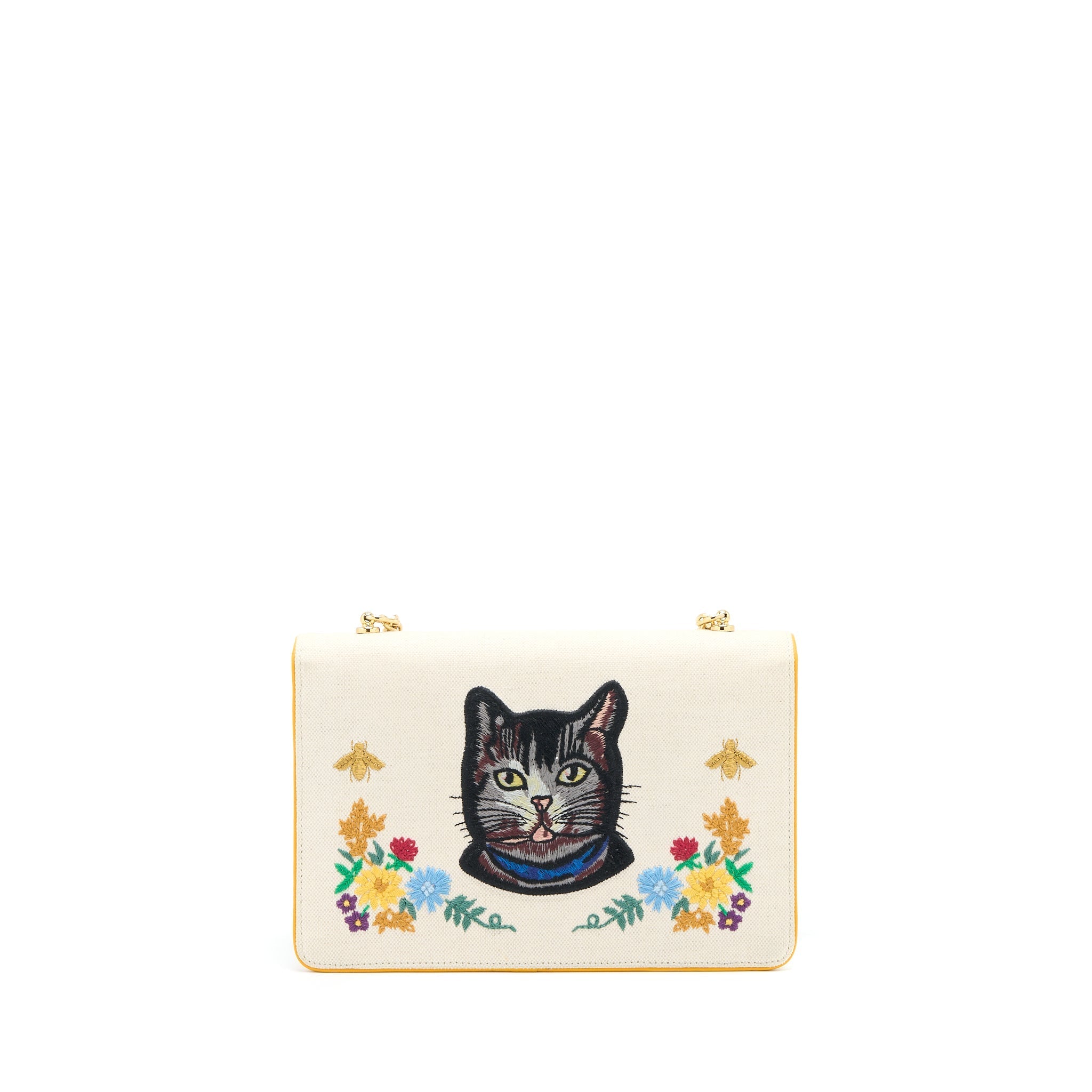 Gucci Crossbody Multicolour Print Fabric White