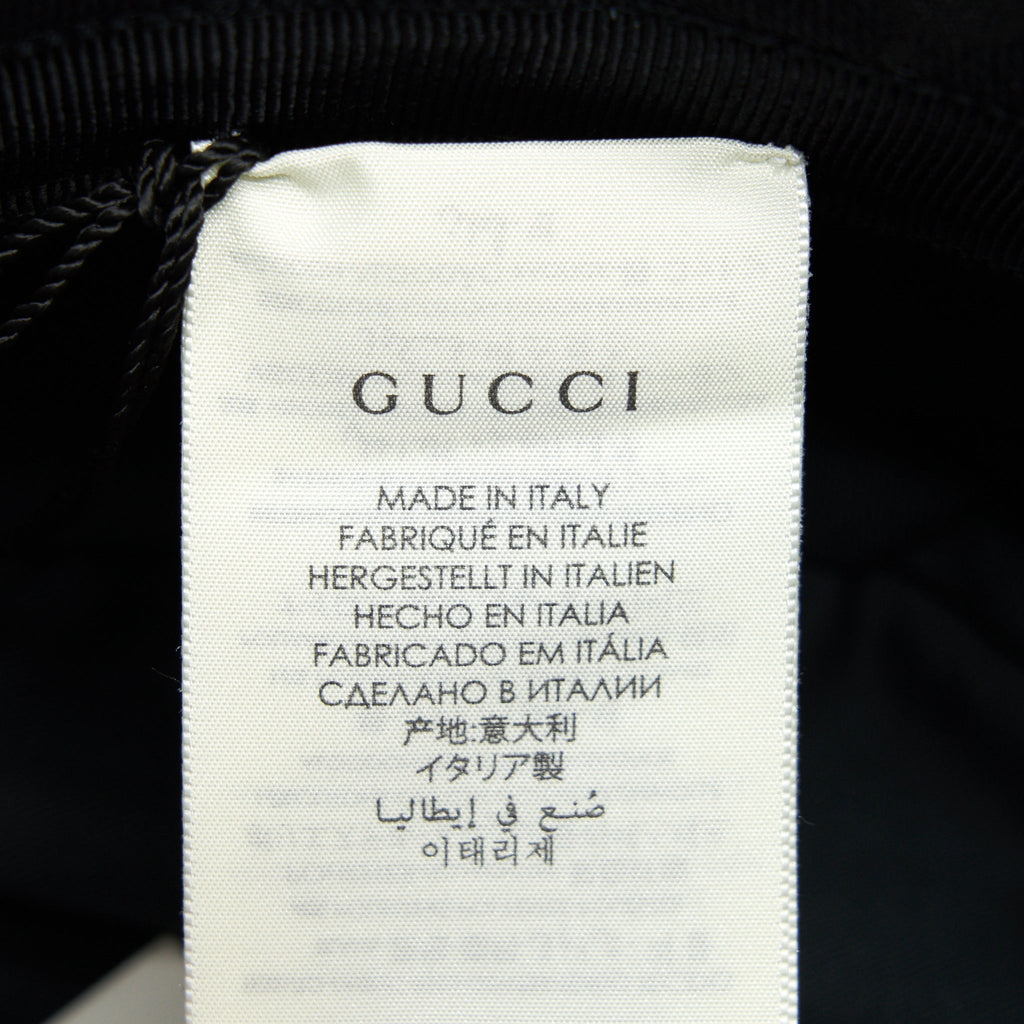 Gucci Size S (57) Bucket Hat Black