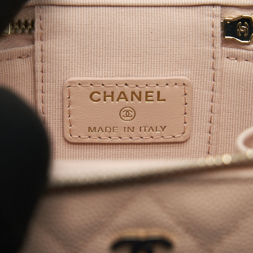 Chanel Mini Vanity Light Beige Caviar