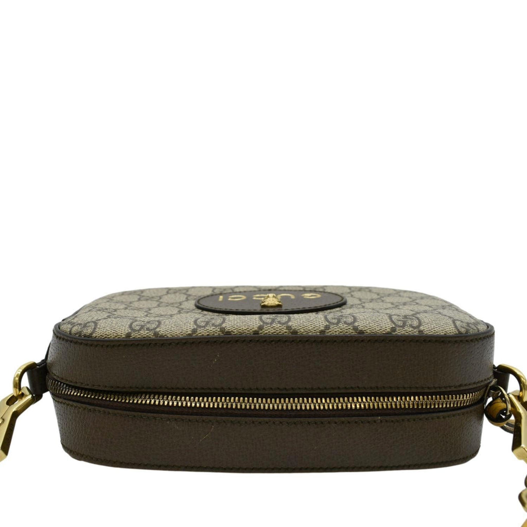 GUCCI Neo Vintage GG Supreme Canvas Messenger Bag Beige 476466