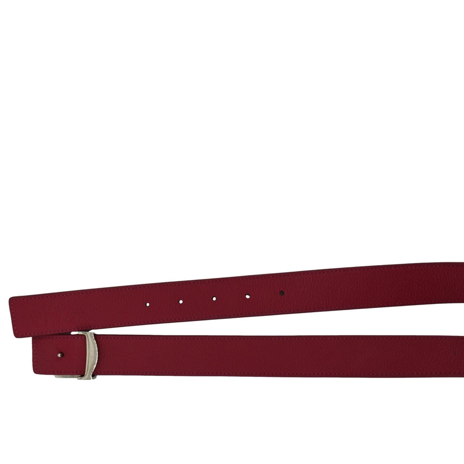 LOUIS VUITTON Monogram Canvas LV Initials Belt Brown