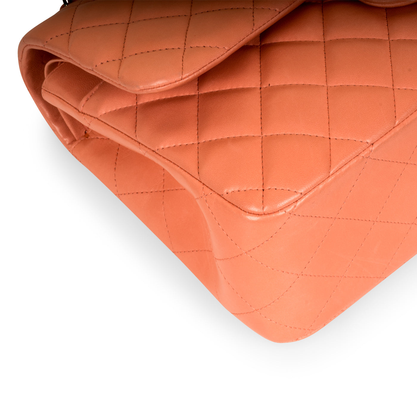 Chanel Classic Flap Bag - Jumbo - Peach