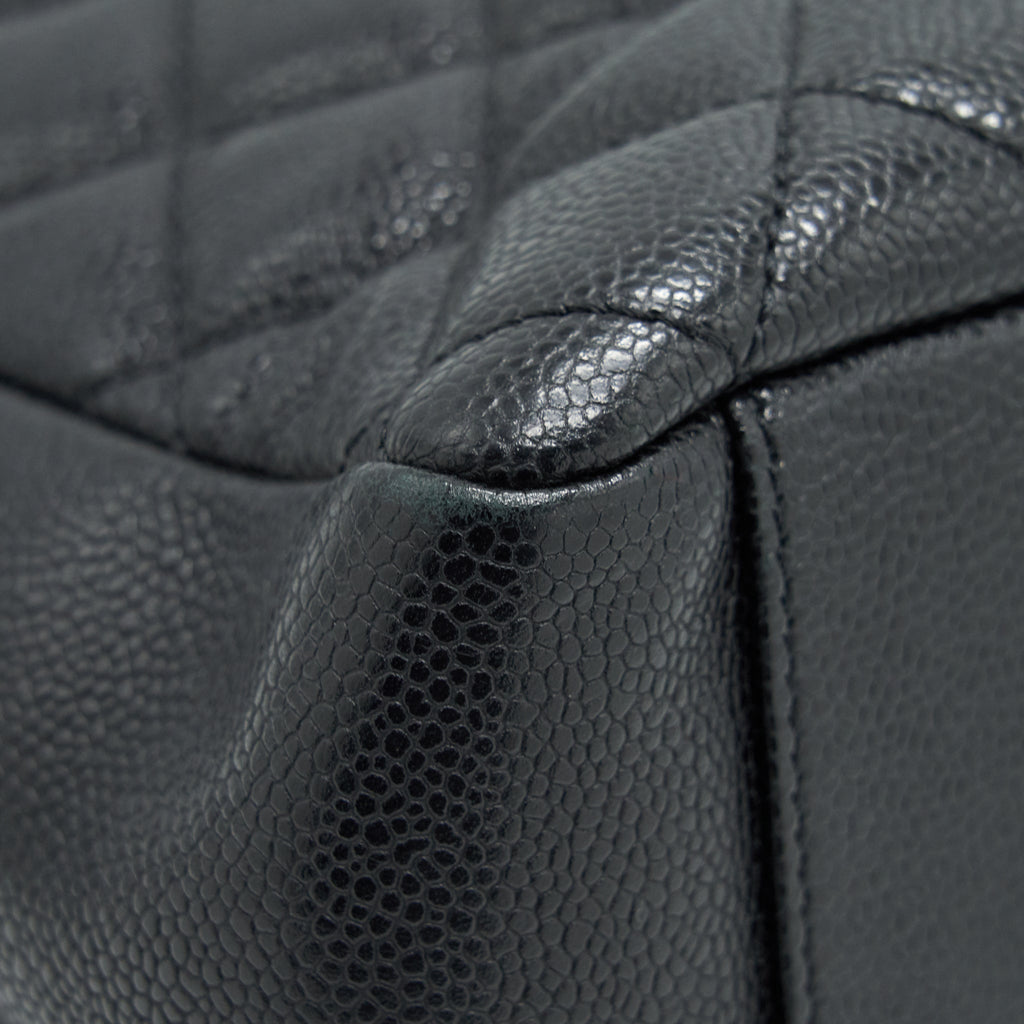 Chanel Grand Shopping Tote Caviar Black  serial 17