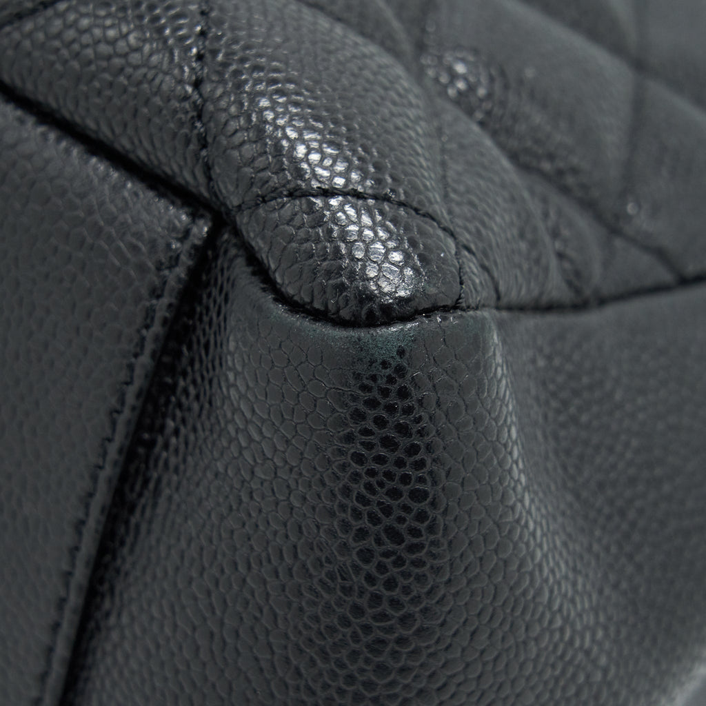 Chanel Grand Shopping Tote Caviar Black  serial 17