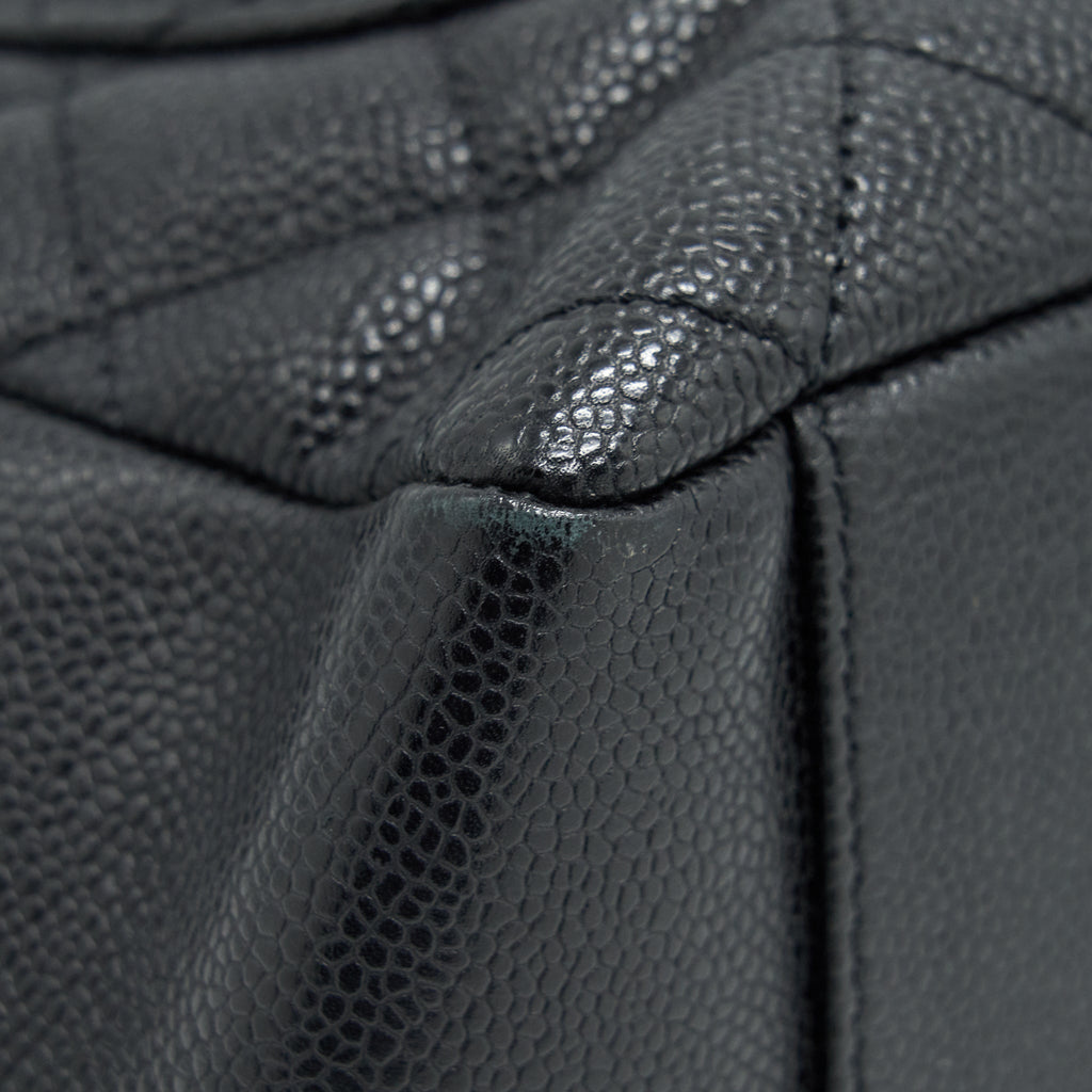 Chanel Grand Shopping Tote Caviar Black  serial 17