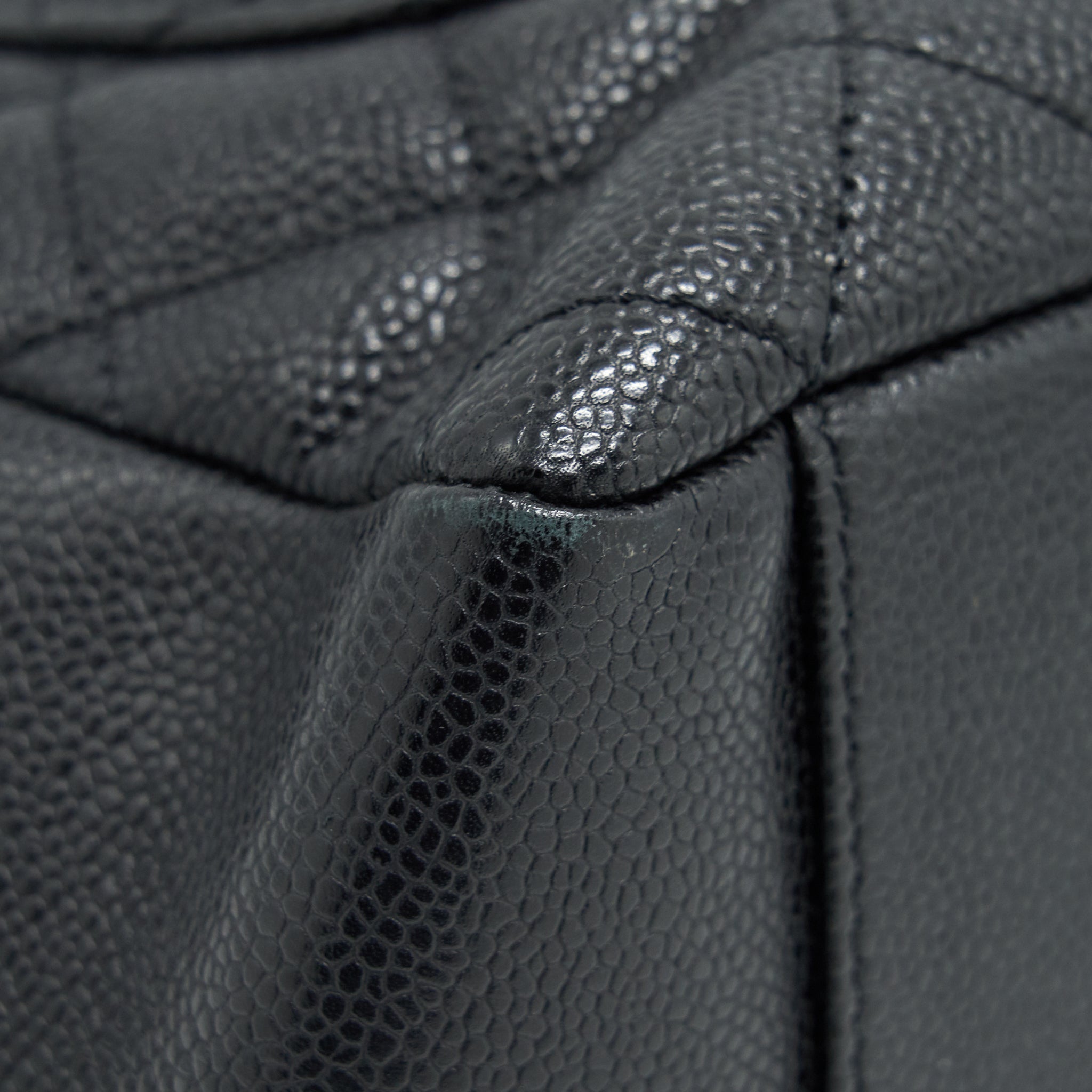 Chanel Grand Shopping Tote Caviar Black  serial 17