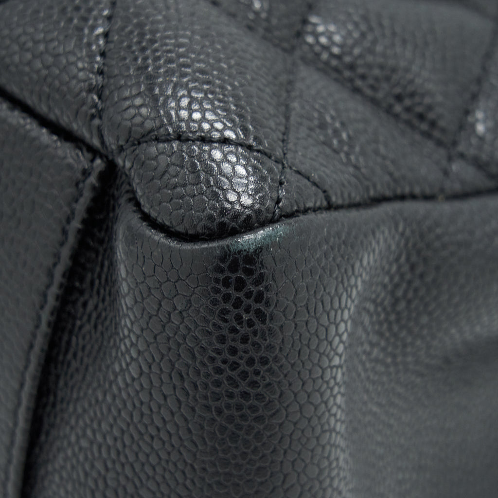 Chanel Grand Shopping Tote Caviar Black  serial 17