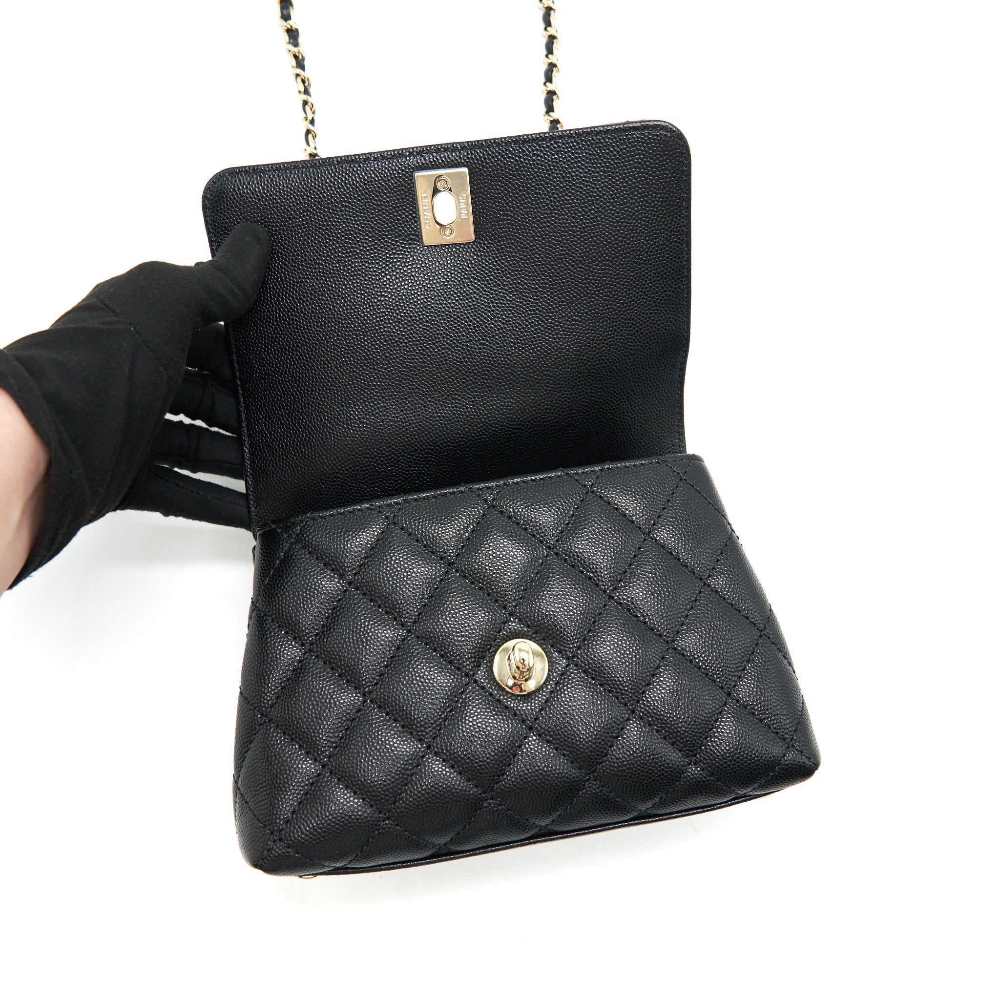 CHANEL EXTRA MINI COCO HANDLE BLACK L