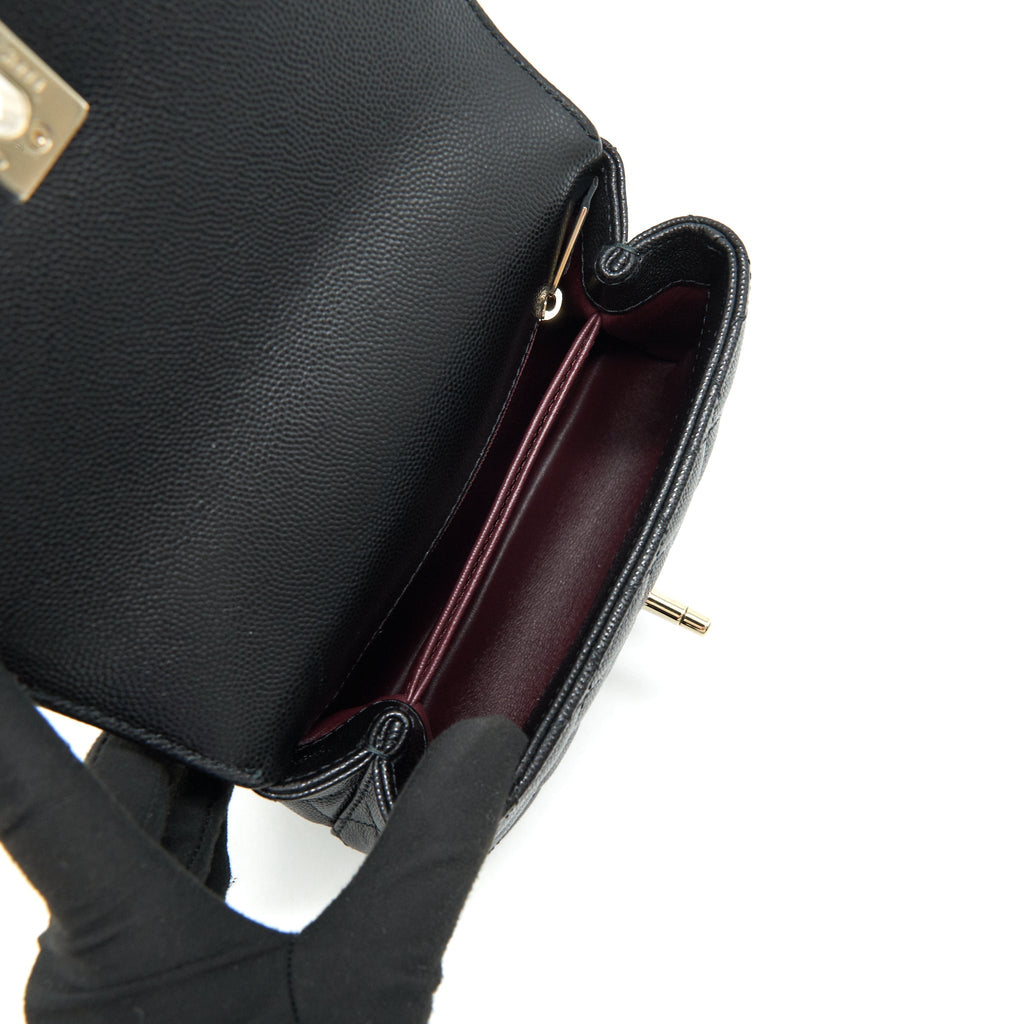 CHANEL EXTRA MINI COCO HANDLE BLACK L
