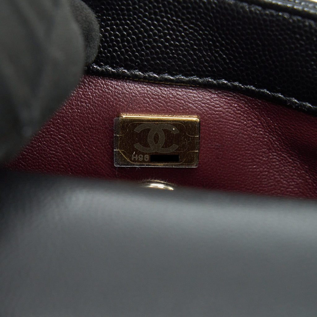 CHANEL EXTRA MINI COCO HANDLE BLACK L