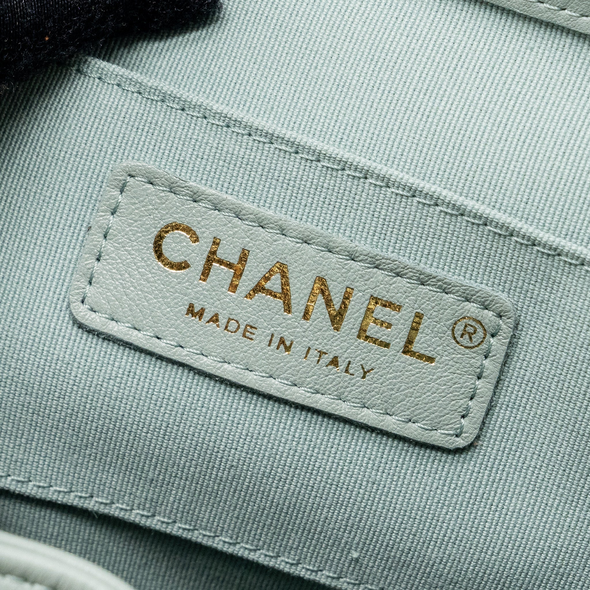 Chanel 23C Mini Duma Backpack Calfskin Light Grey L (Microchip)